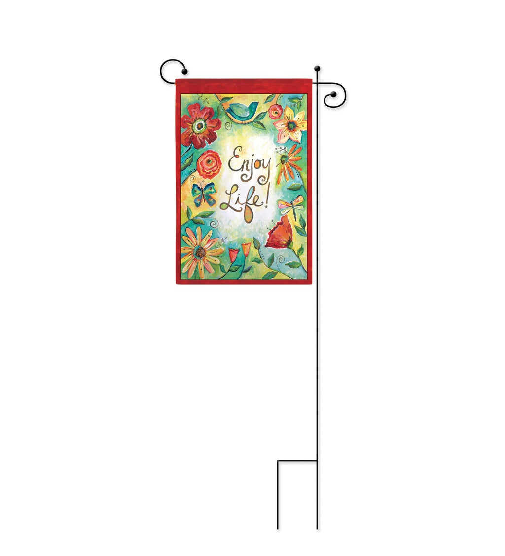 Scroll Garden Flag Stand