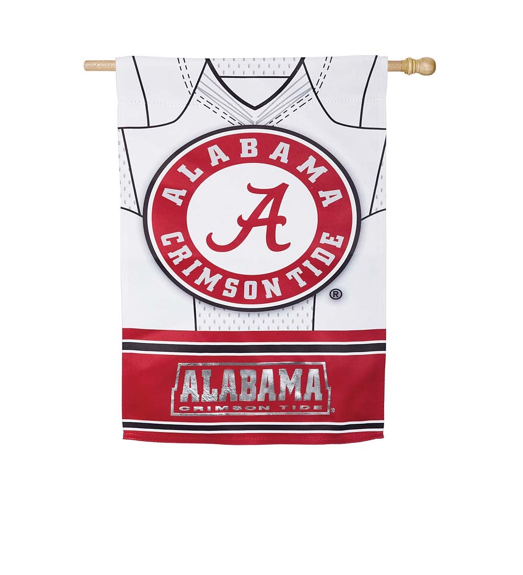 Team Sports America Alabama Crimson Tide Double Sided Jersey Suede House Flag, 29 x 43 inches
