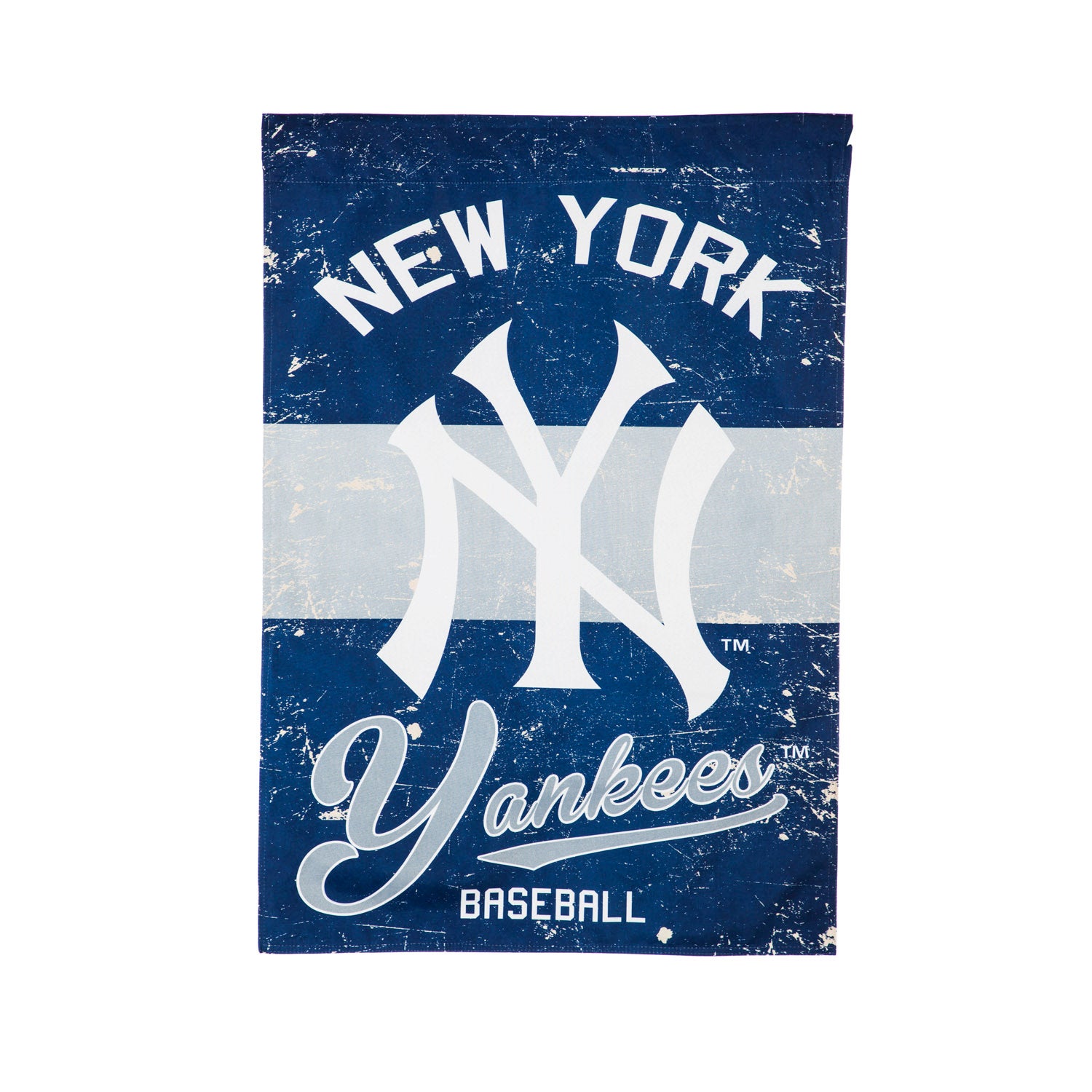 NY Yankees Vintage Linen Garden Flag