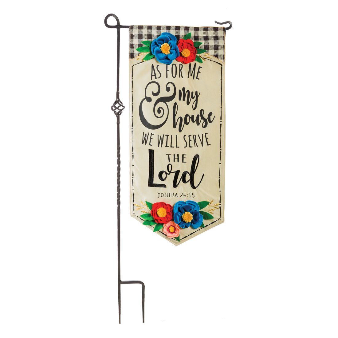 Me and My House Serve the Lord Everlasting Impressions Textile Decor