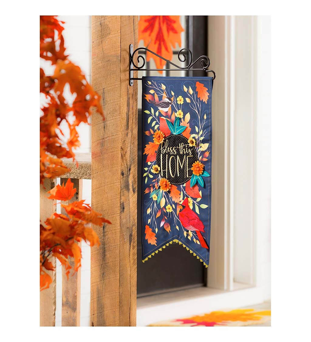 Bless this Home Birds Everlasting Impressions Textile Décor