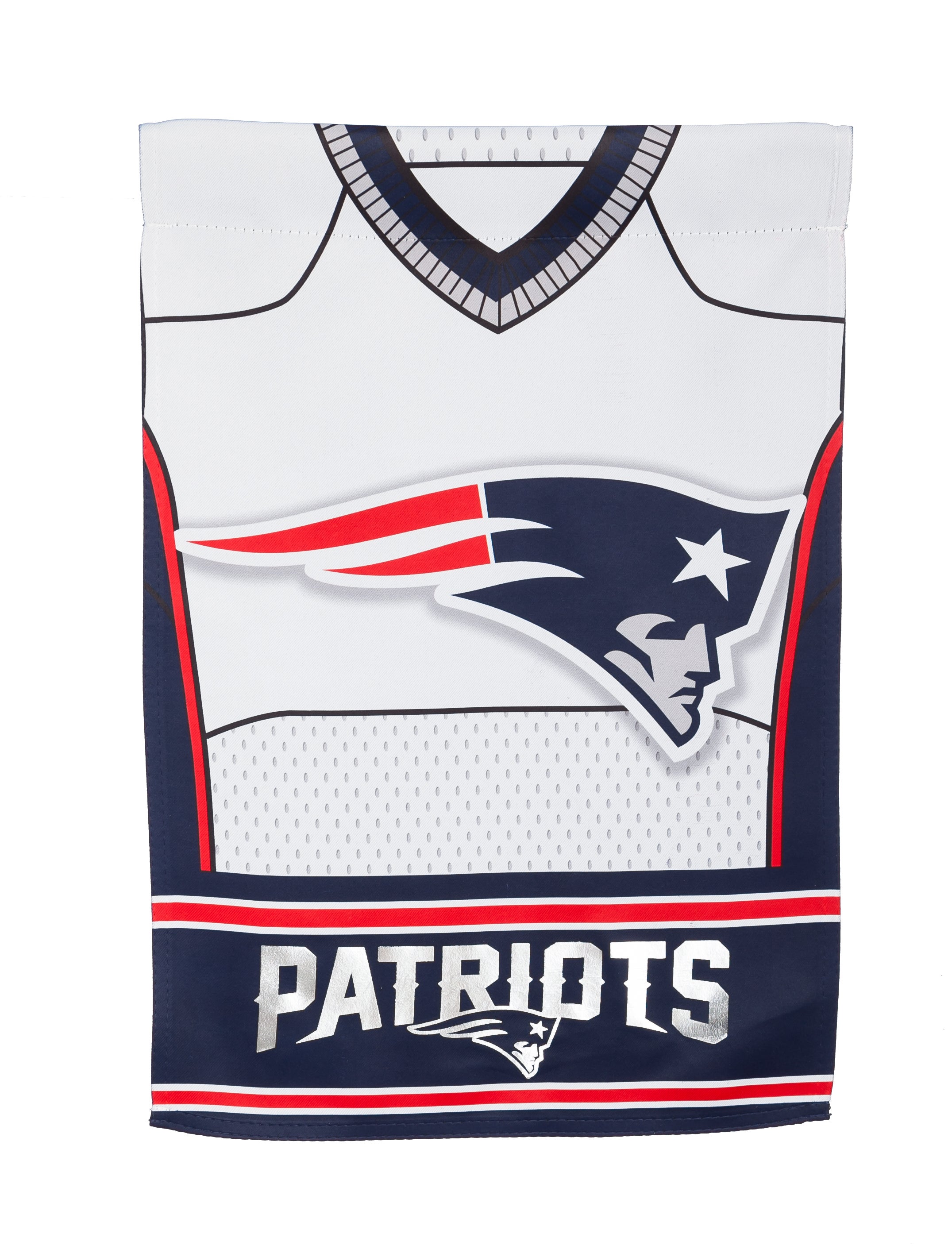 New England Patriots Two Sided Jersey Garden Flag