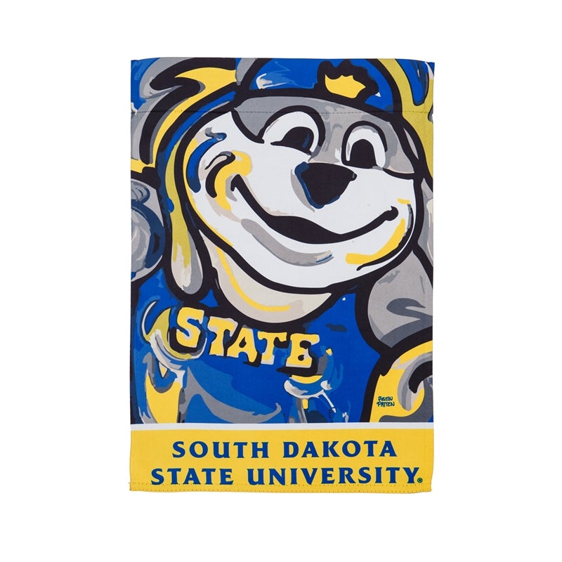 South Dakota State University, Suede Garden Flag Justin Patten