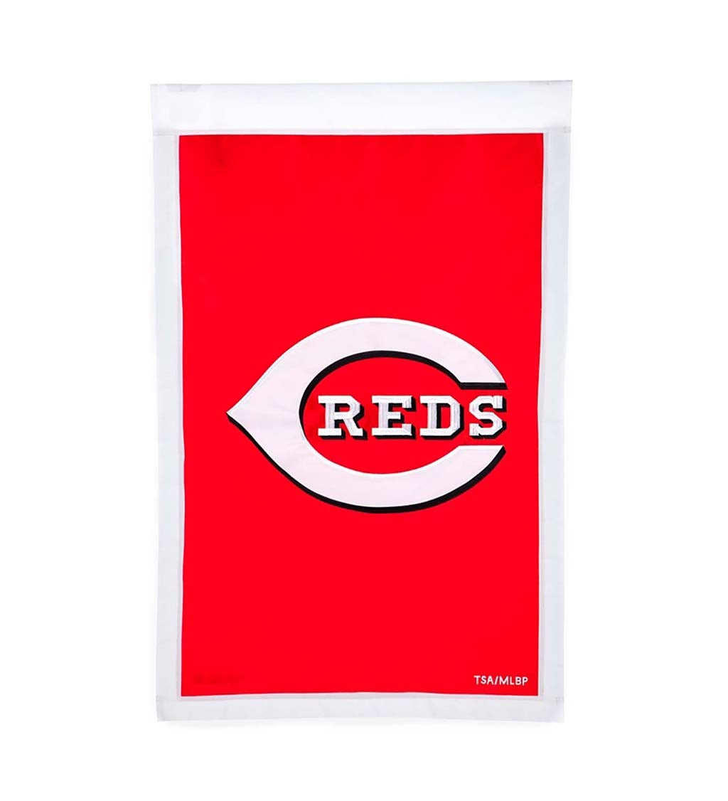 Cincinnati Reds Appliqué House Flag