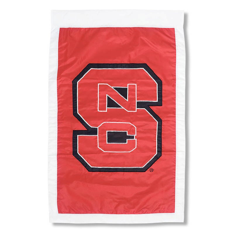 North Carolina State University Applique House Flag