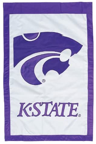 Kansas State University Wildcats Applique House Flag