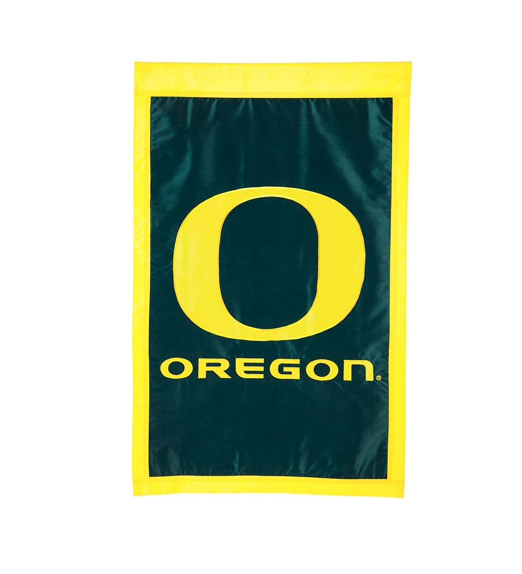 University of Oregon Appliqué House Flag