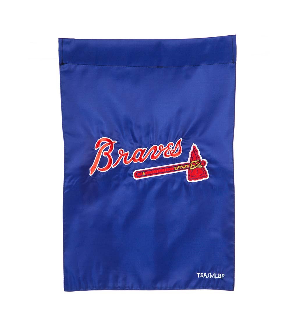 Atlanta Braves Appliqué Garden Flag