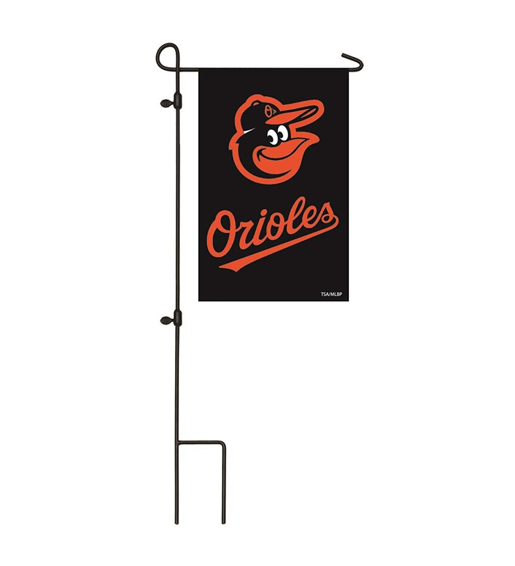 Baltimore Orioles Appliqué Garden Flag