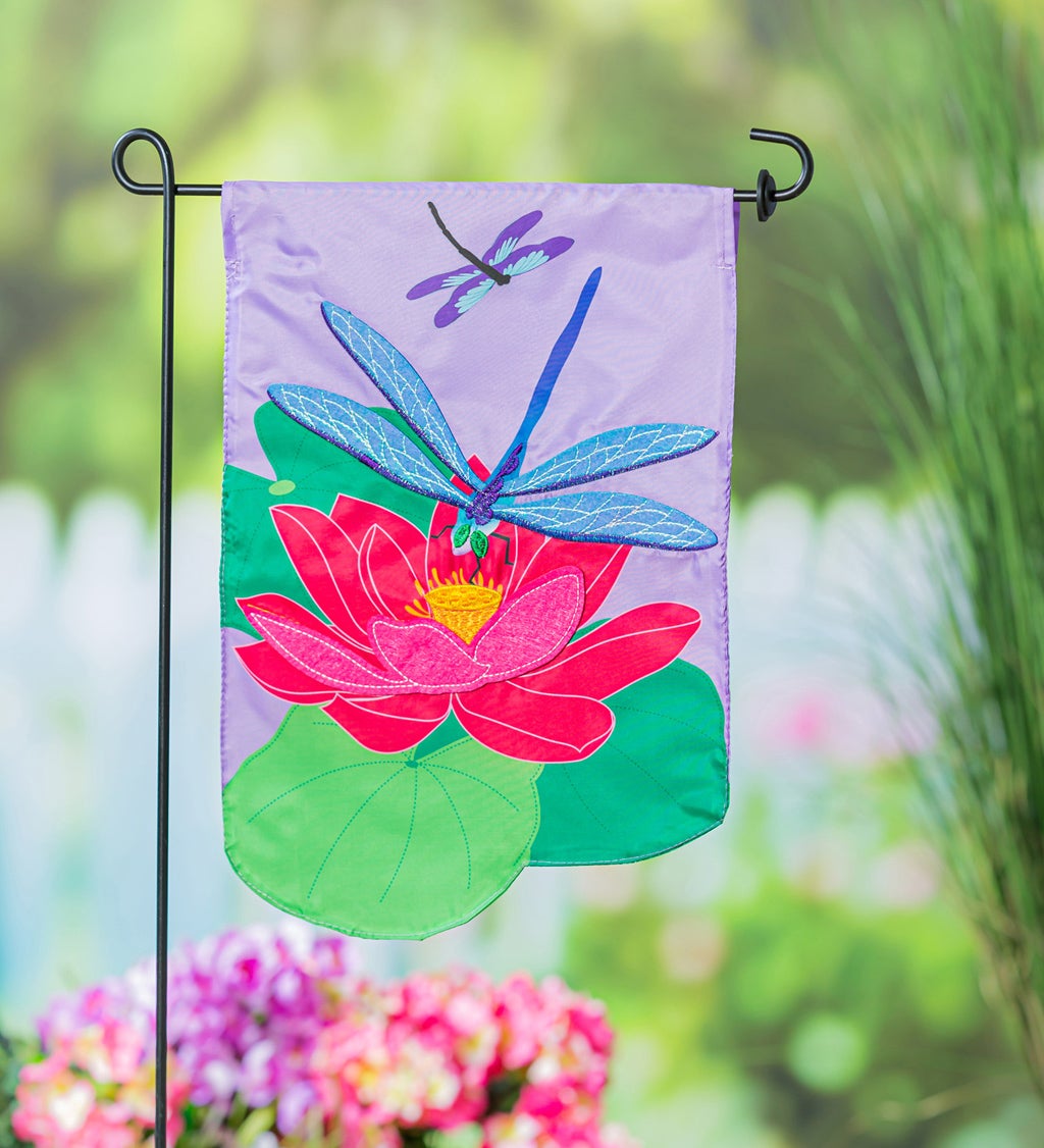 Dragonflies Thither Garden Flag