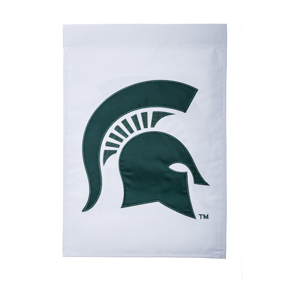 Michigan State University Spartans Applique Garden Flag