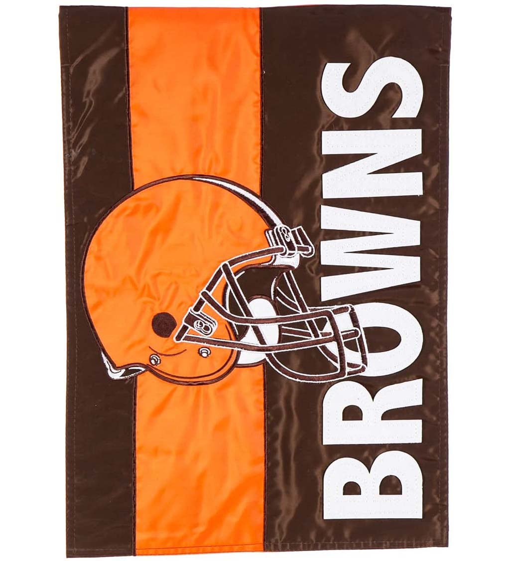 Cleveland Browns Embellished Garden Flag