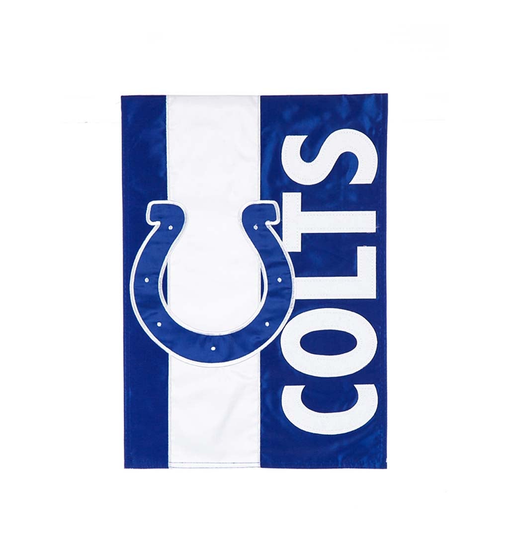 Indianapolis Colts Embellished Garden Flag