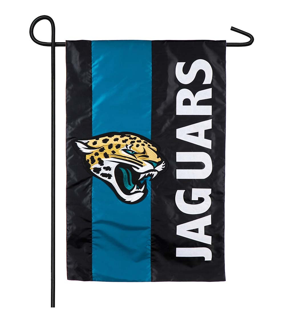 Jacksonville Jaguars Mixed-Material Embellished Appliqué Garden Flag