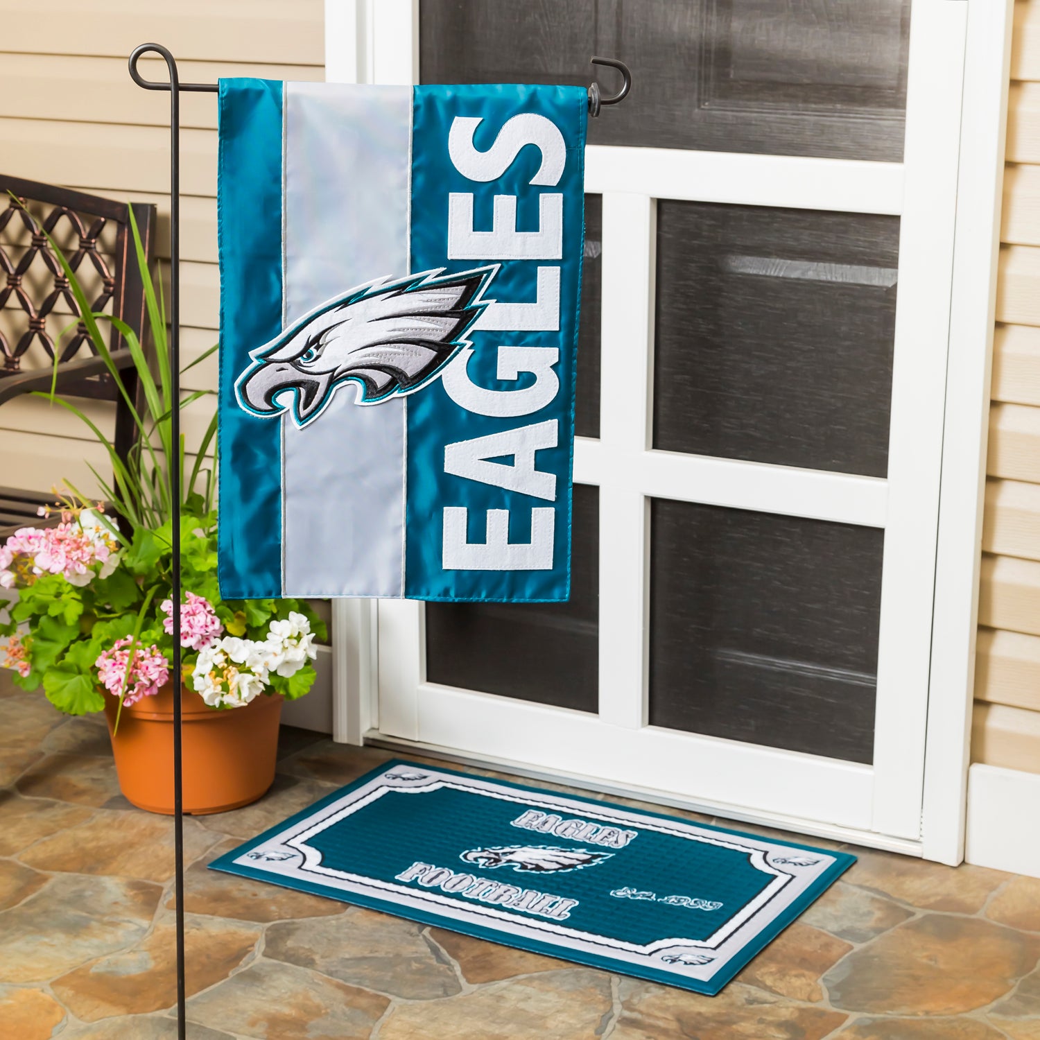 Philadelphia Eagles Embellished Garden Flag