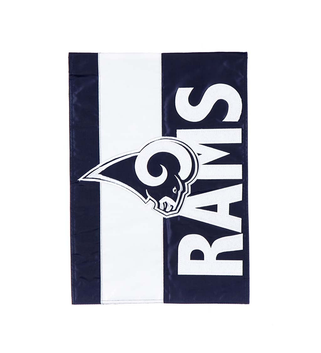 Los Angeles Rams Mixed-Material Embellished Appliqué Garden Flag