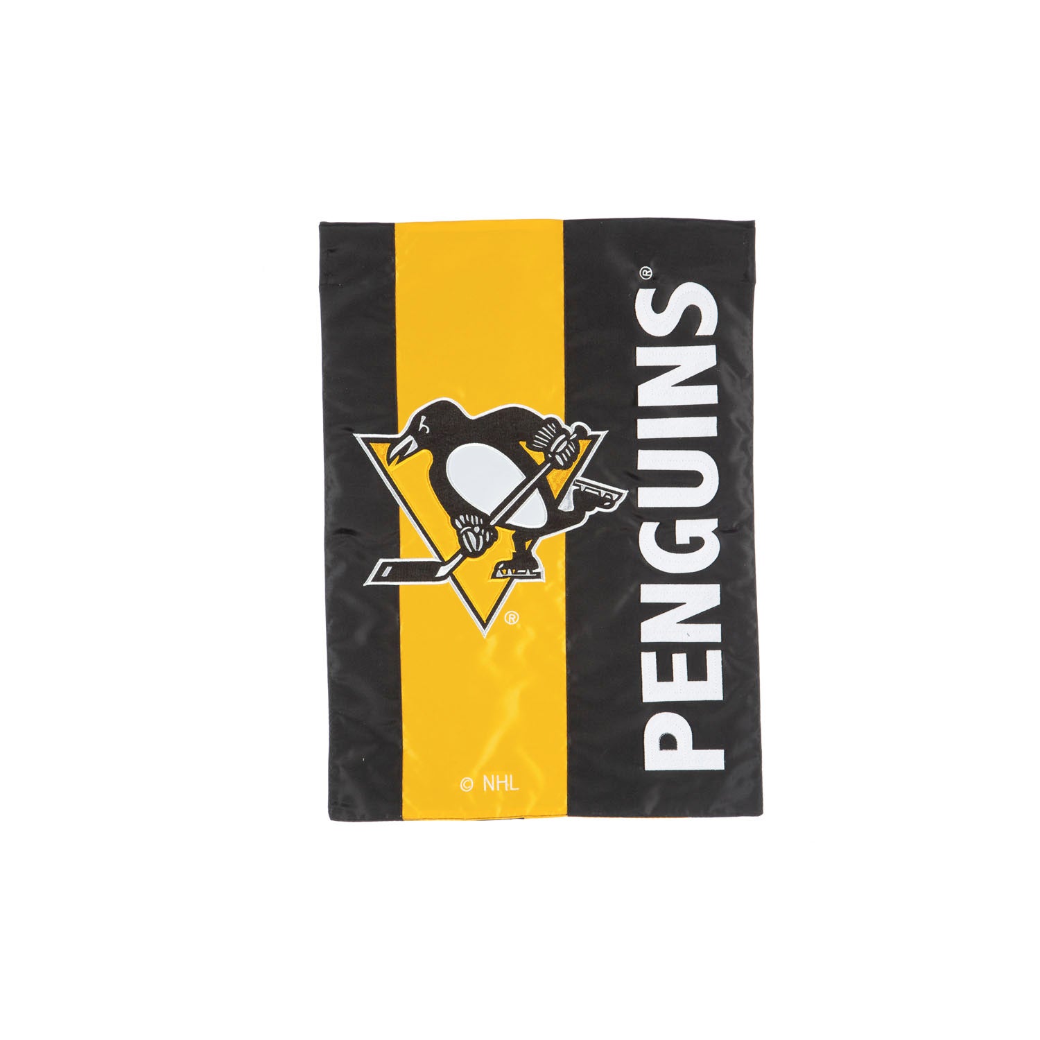 Pittsburgh Penguins Mixed-Material Embellished Appliqué Garden Flag