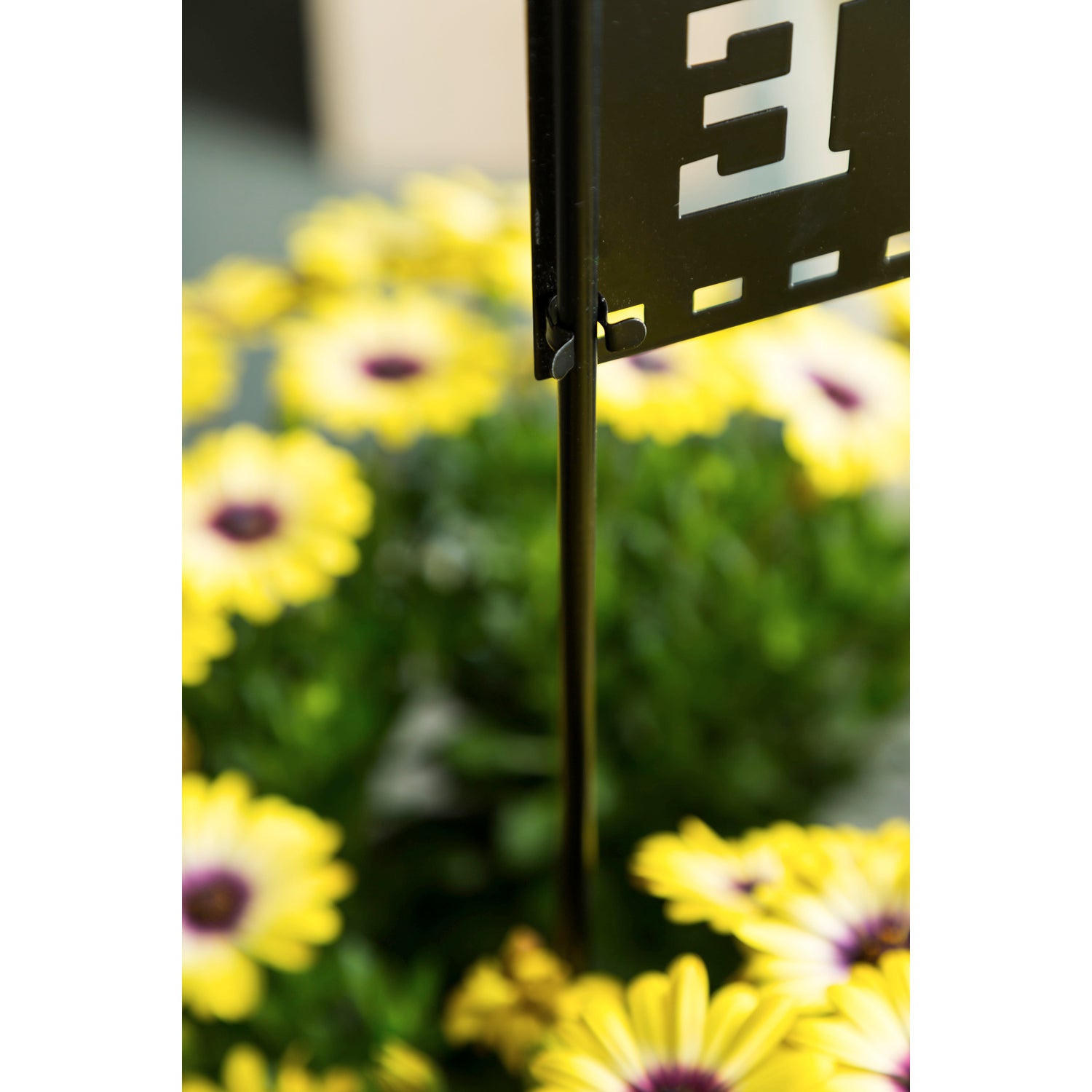 Welcome Laser Cut Garden Flag Stand