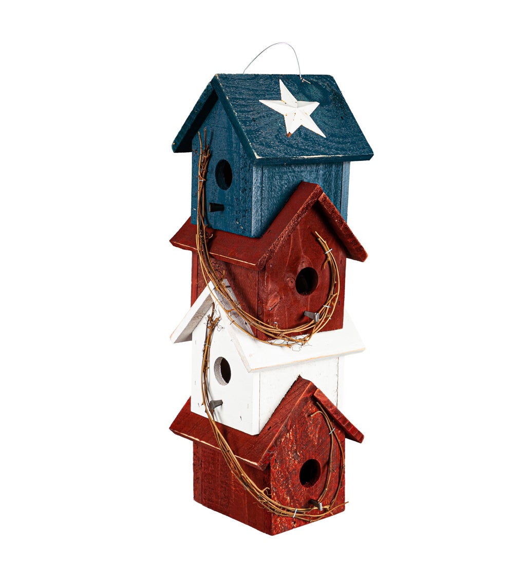 Piedmont Patriotic Birdhouse, 4 Stories