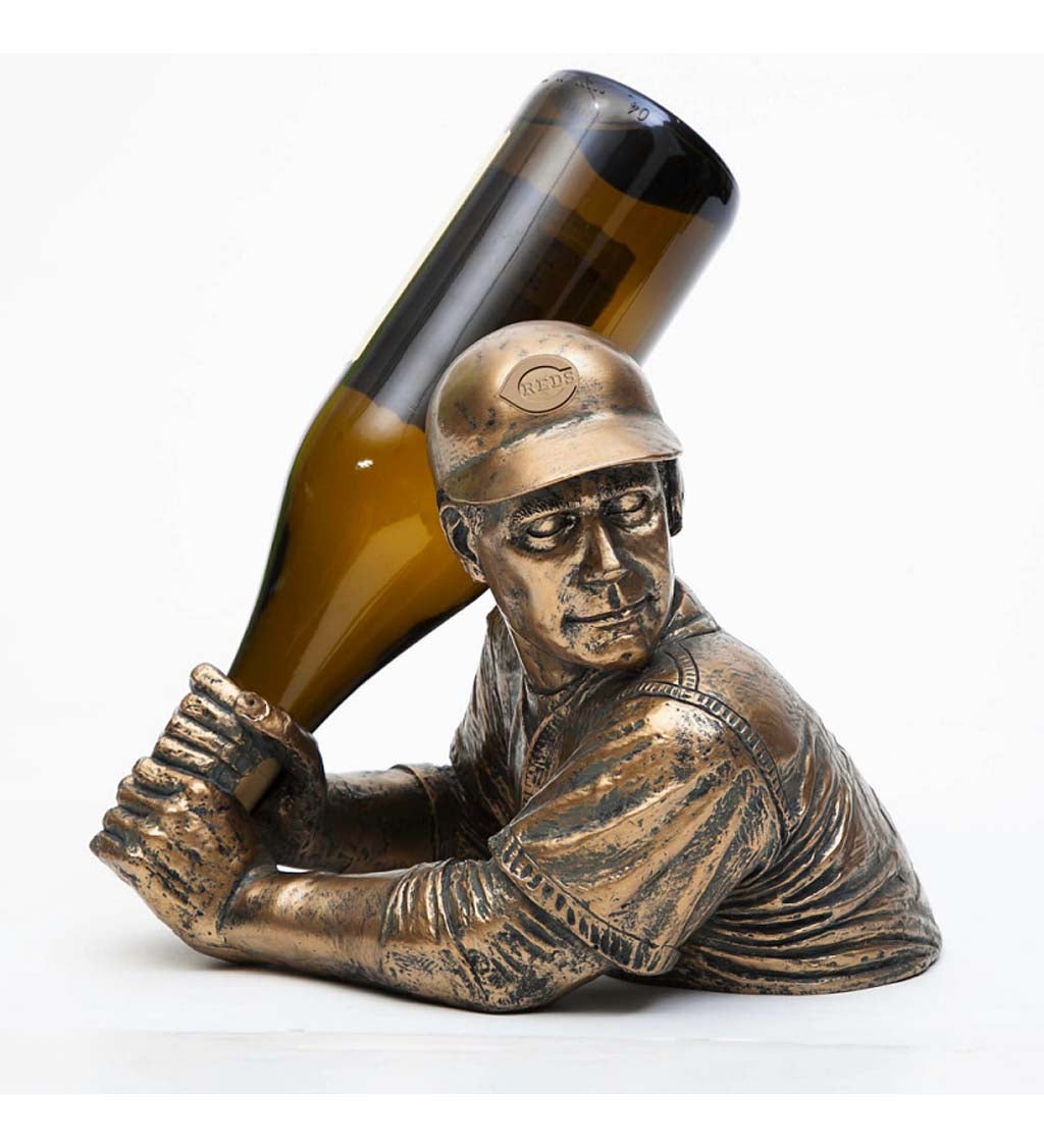 Cincinnati Reds Bam Vino Baseball Player Wine Bottle Holder