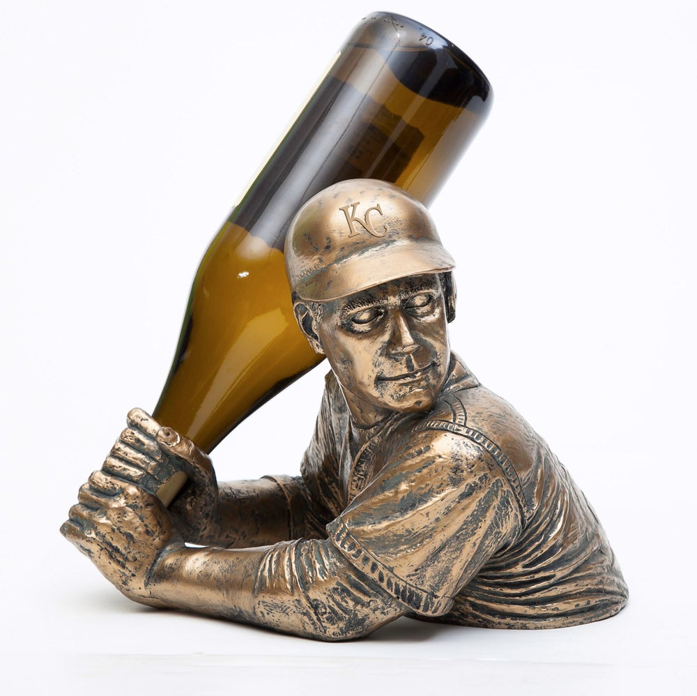 Kansas City Royals Bam Vino Baseball Player Wine Bottle Holder