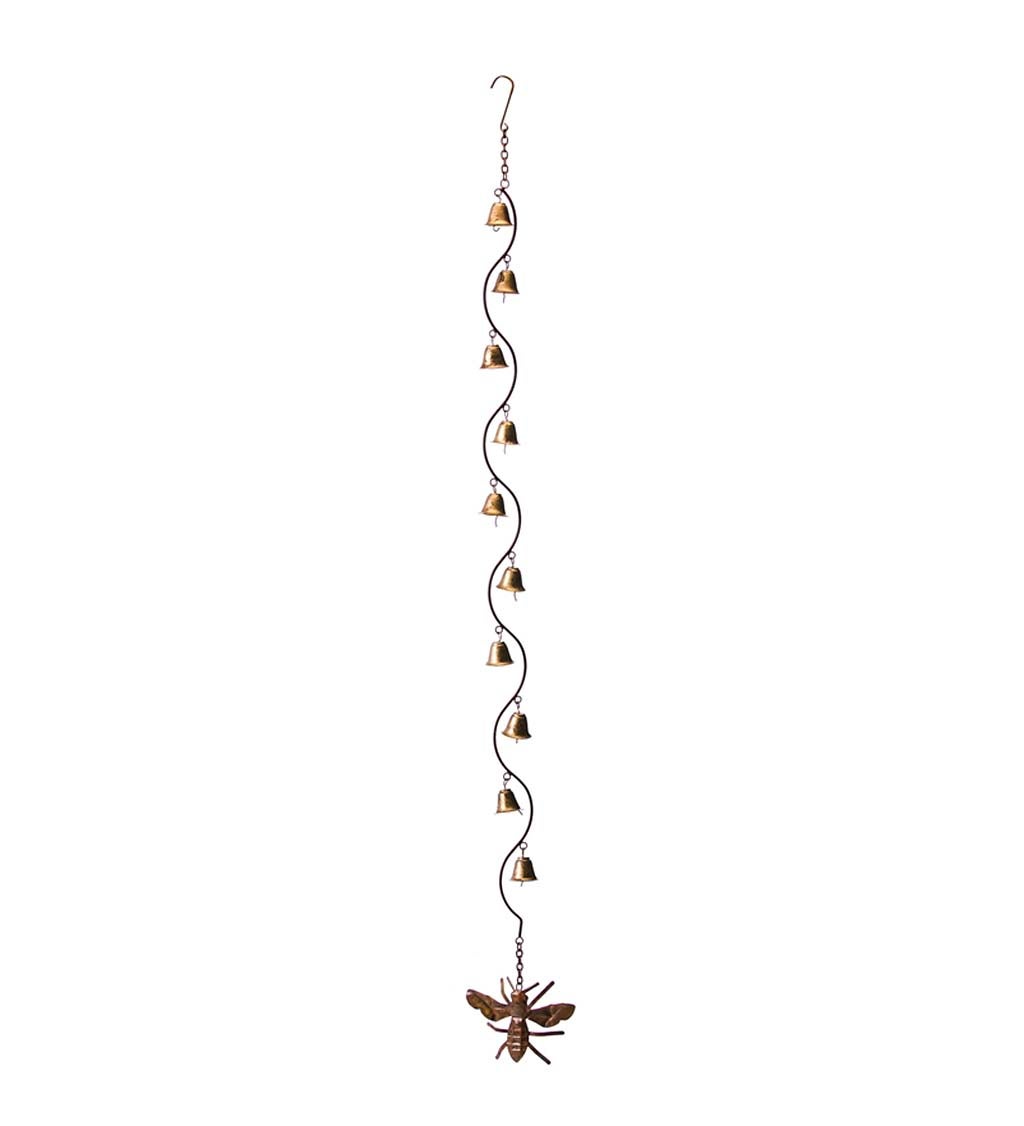 Extra Long Garden Chime Bells with Bee Icon