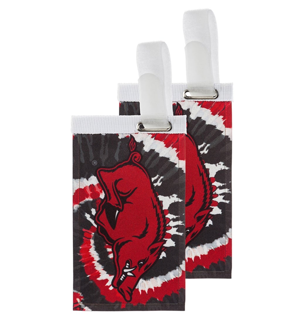 University of Arkansas Wearable Gameday Flags, Set of 2