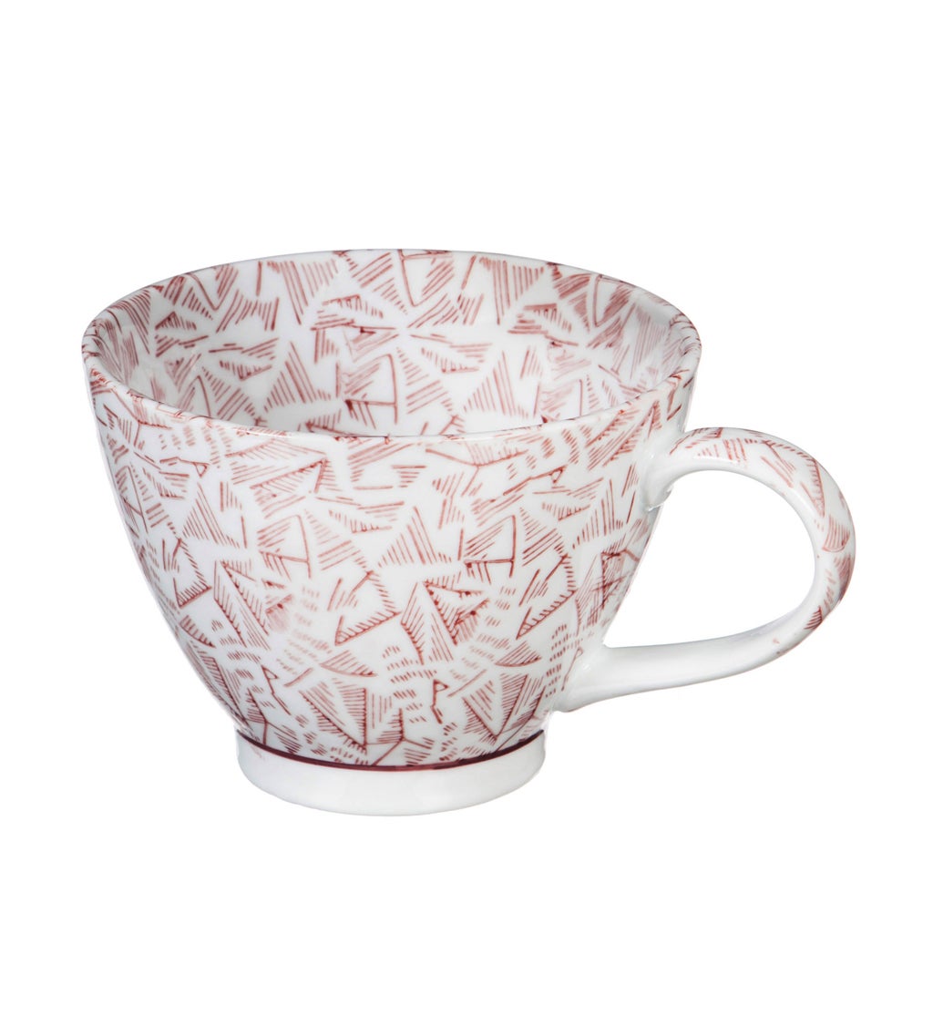 Red Jasmine 15-oz Ceramic Coffee Cup
