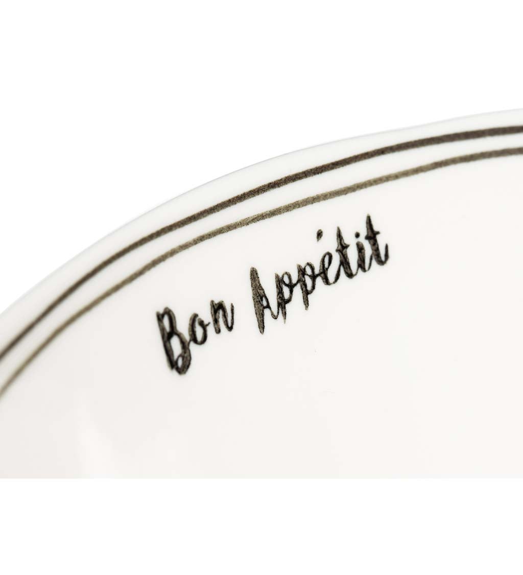 Bon Appétit Ceramic Bowl