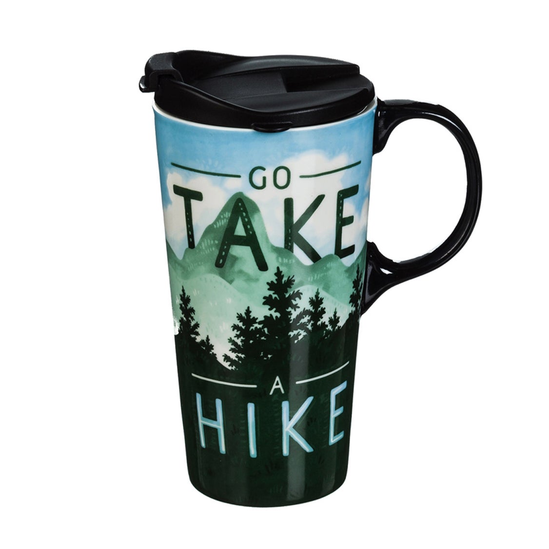 Go Take a Hike Ceramic Travel Cup