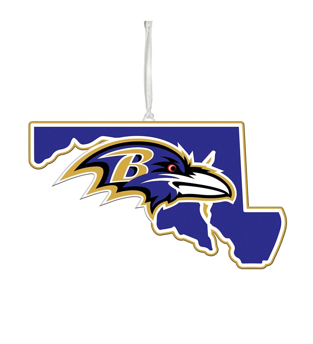 Baltimore Ravens State Ornament