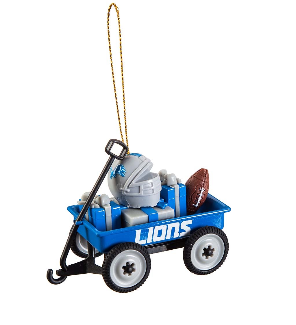 Detroit Lions Team Wagon Ornament