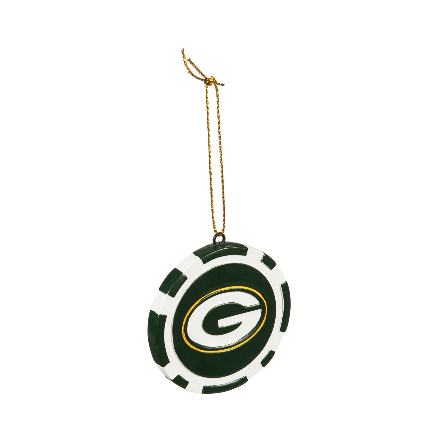 Green Bay Packers Game Chip Ornament