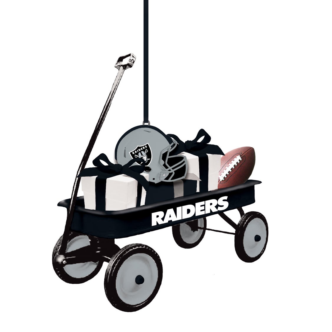 Las Vegas Raiders Team Wagon Ornament