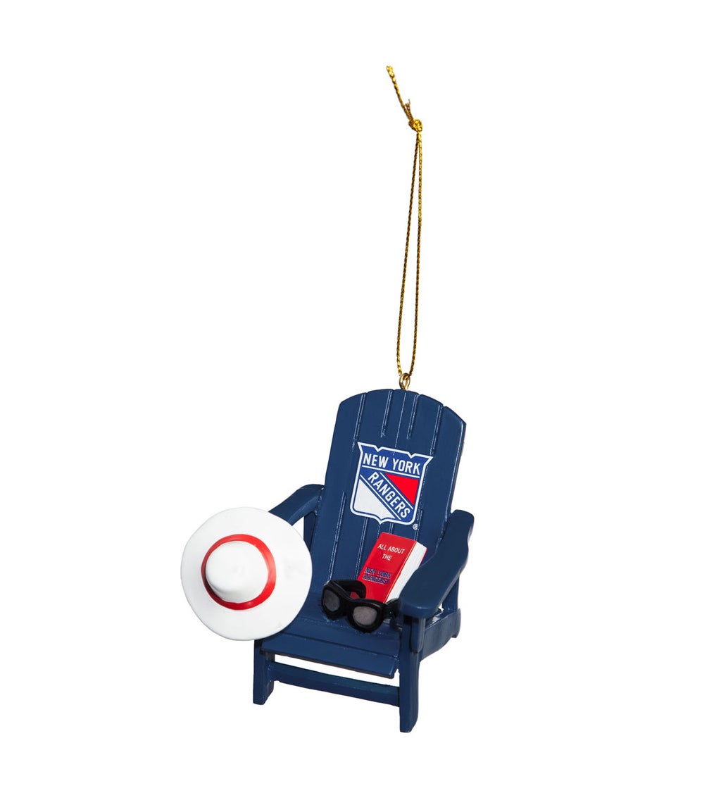 New York Rangers Adirondack Chair Ornament