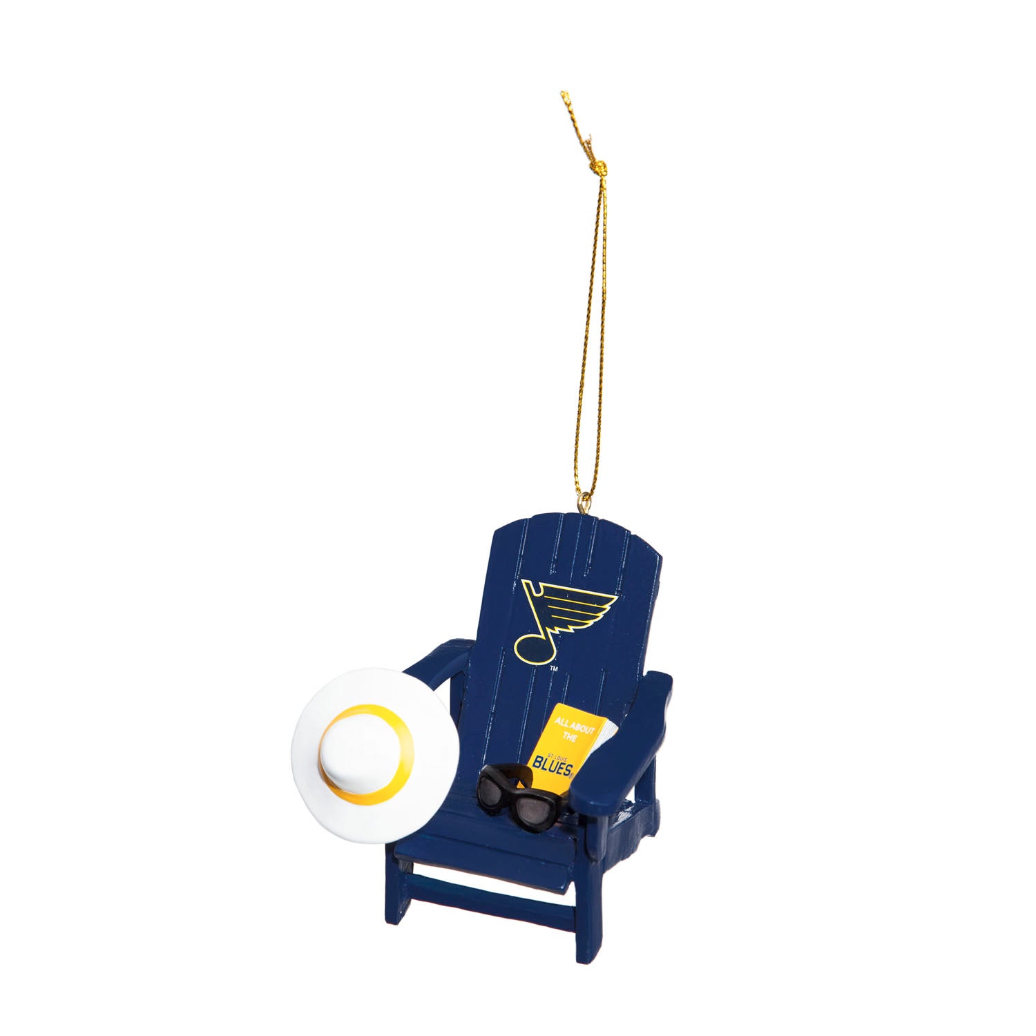 St Louis Blues Adirondack Chair Ornament