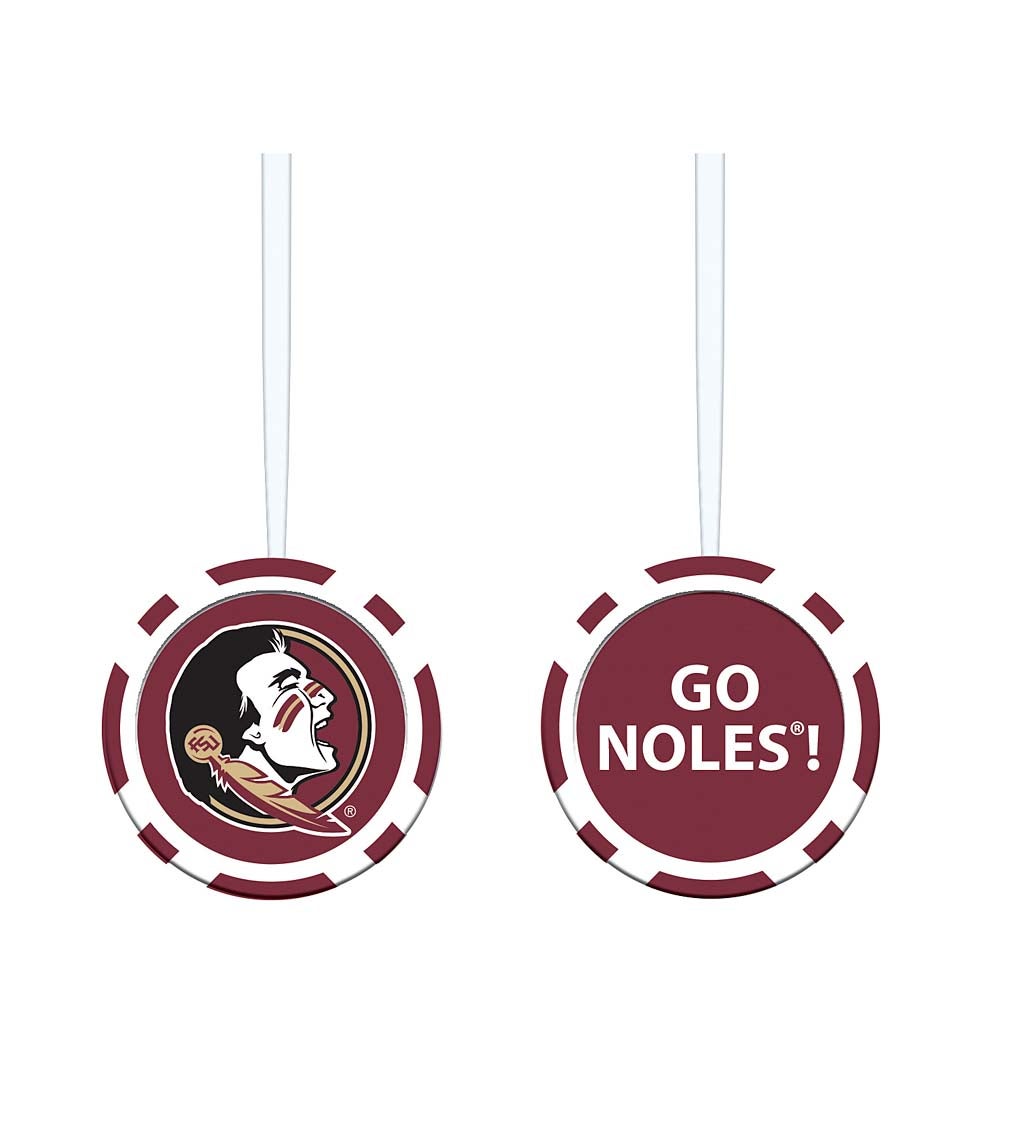 Florida State University Game Chip Ornament