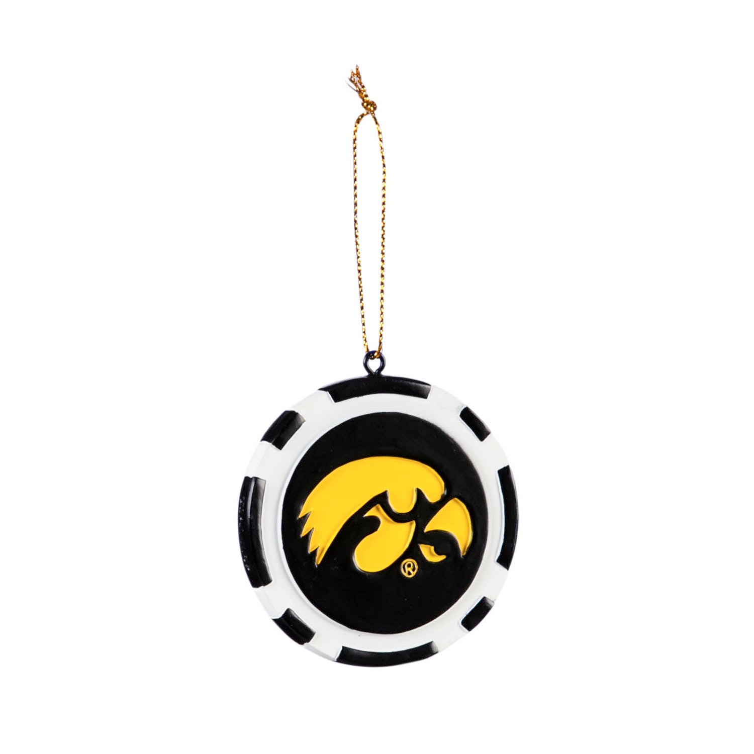 University of Iowa Game Chip Ornament