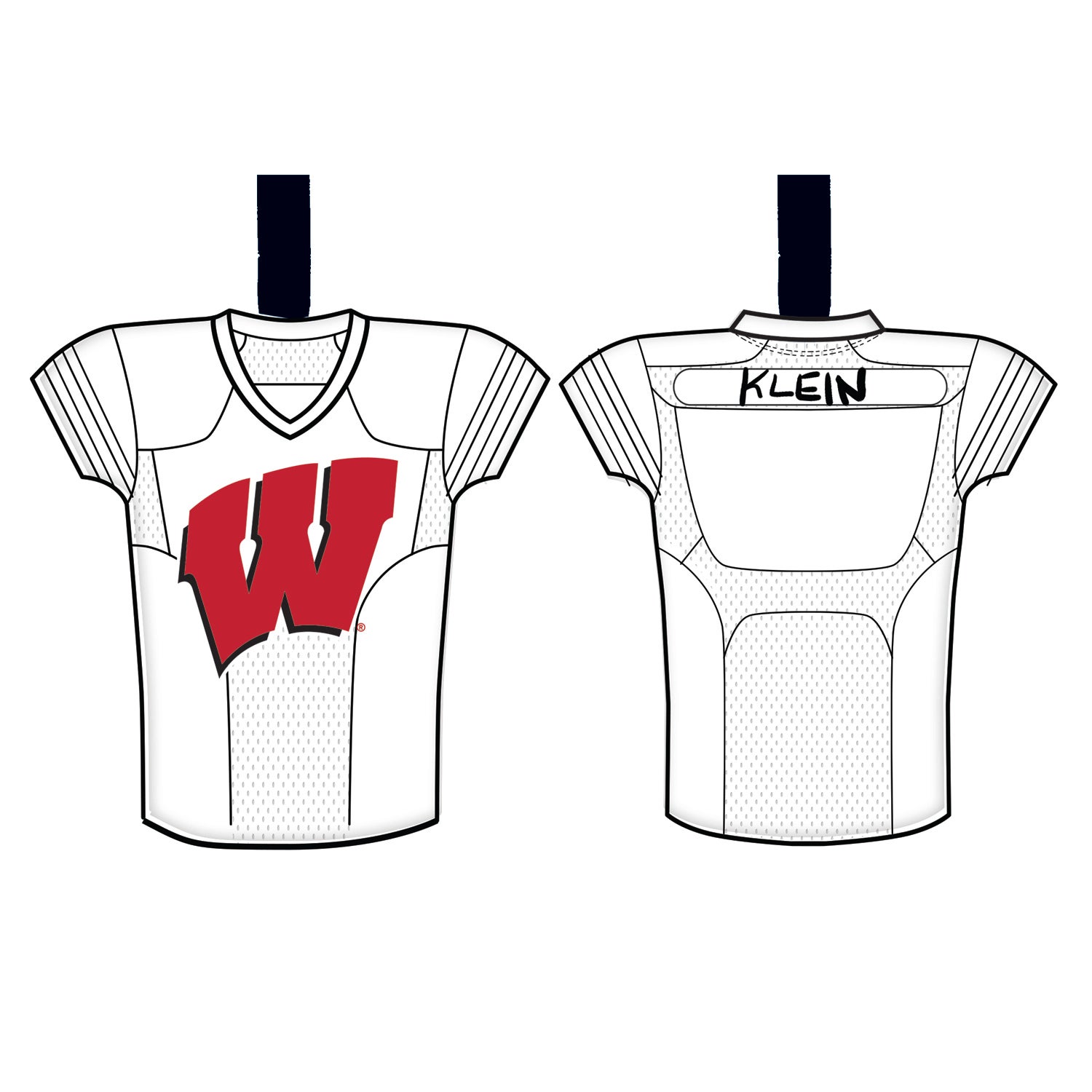 Just Add Color® University of Wisconsin-Madison Jersey Ornament