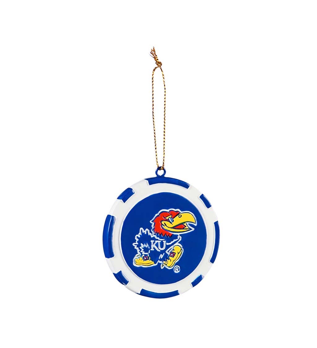 University of Kansas Game Chip Ornament