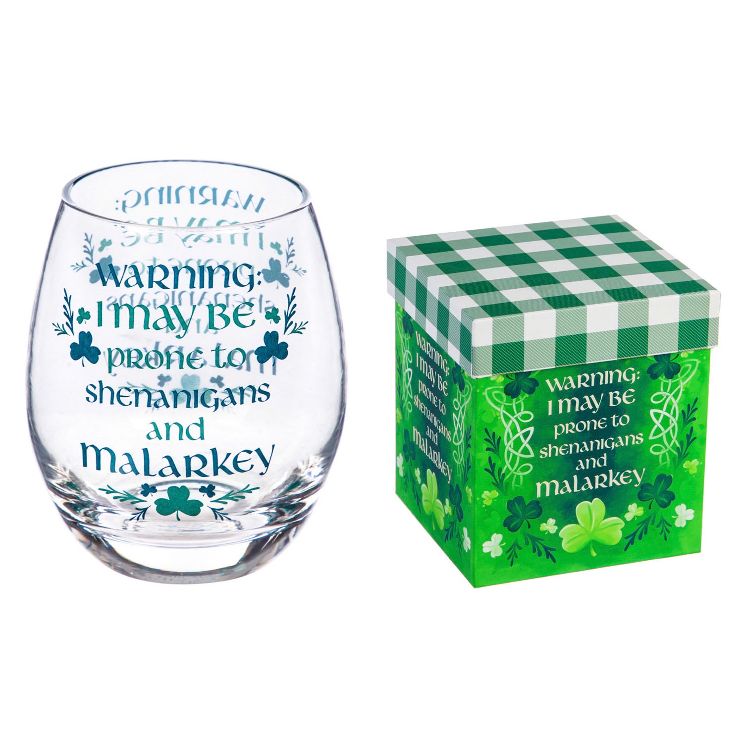 Celtic Memories Stemless Wine Glass