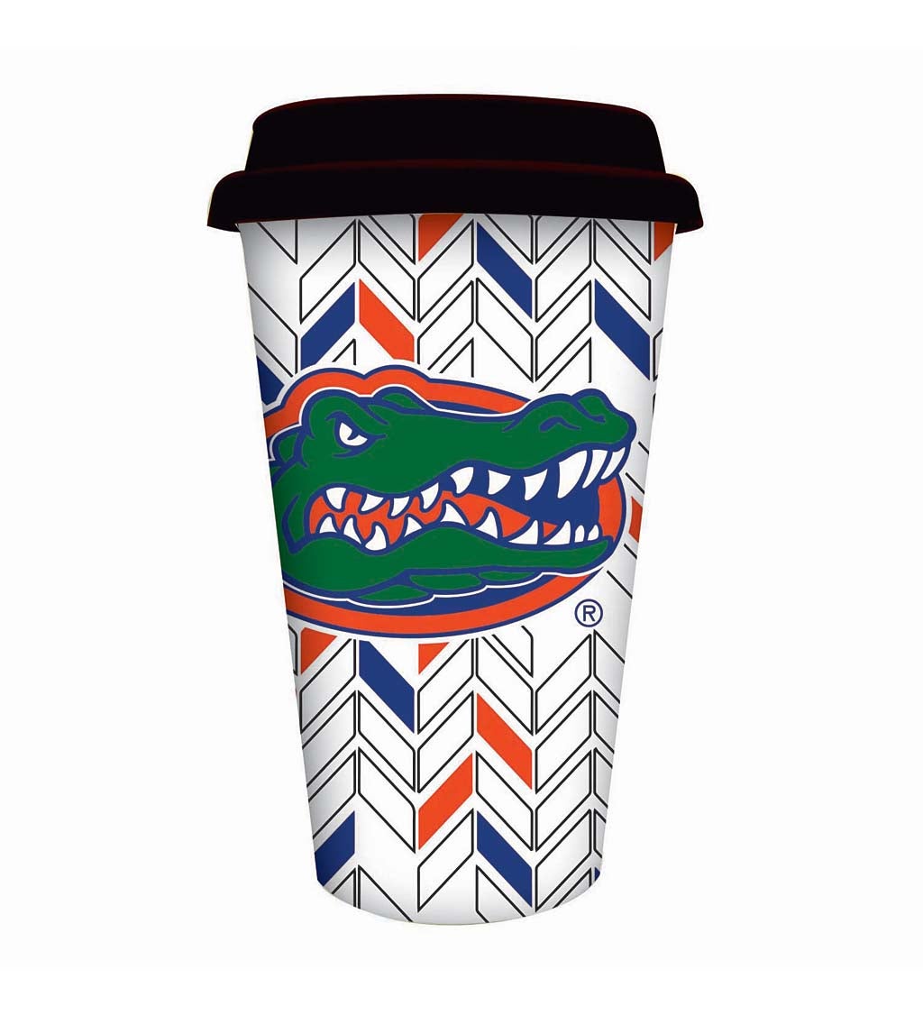 Just Add Color® University of Florida Chevron Double-Wall Travel Cup