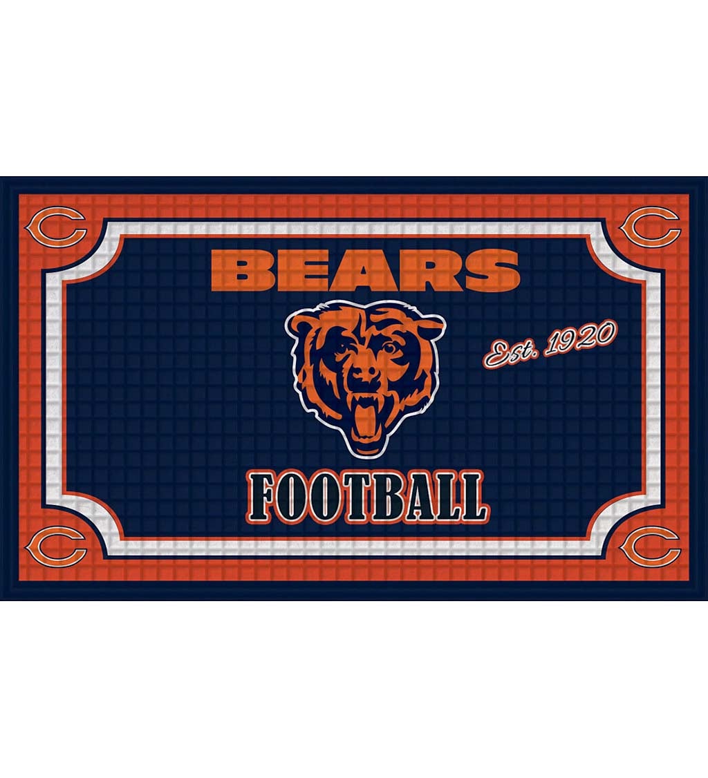 Chicago Bears Embossed Floor Mat , 30" x 18"