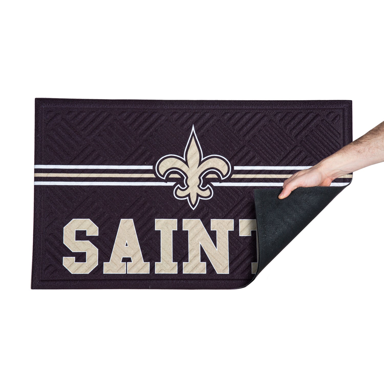 New Orleans Saints Embossed Floor Mat, 30" x 18"