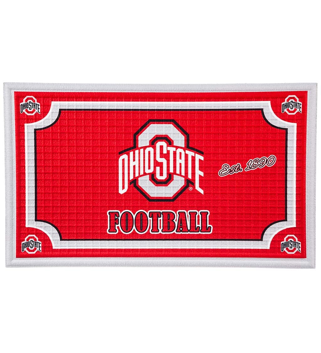 Ohio State Embossed Floor Mat, 30" x 18"