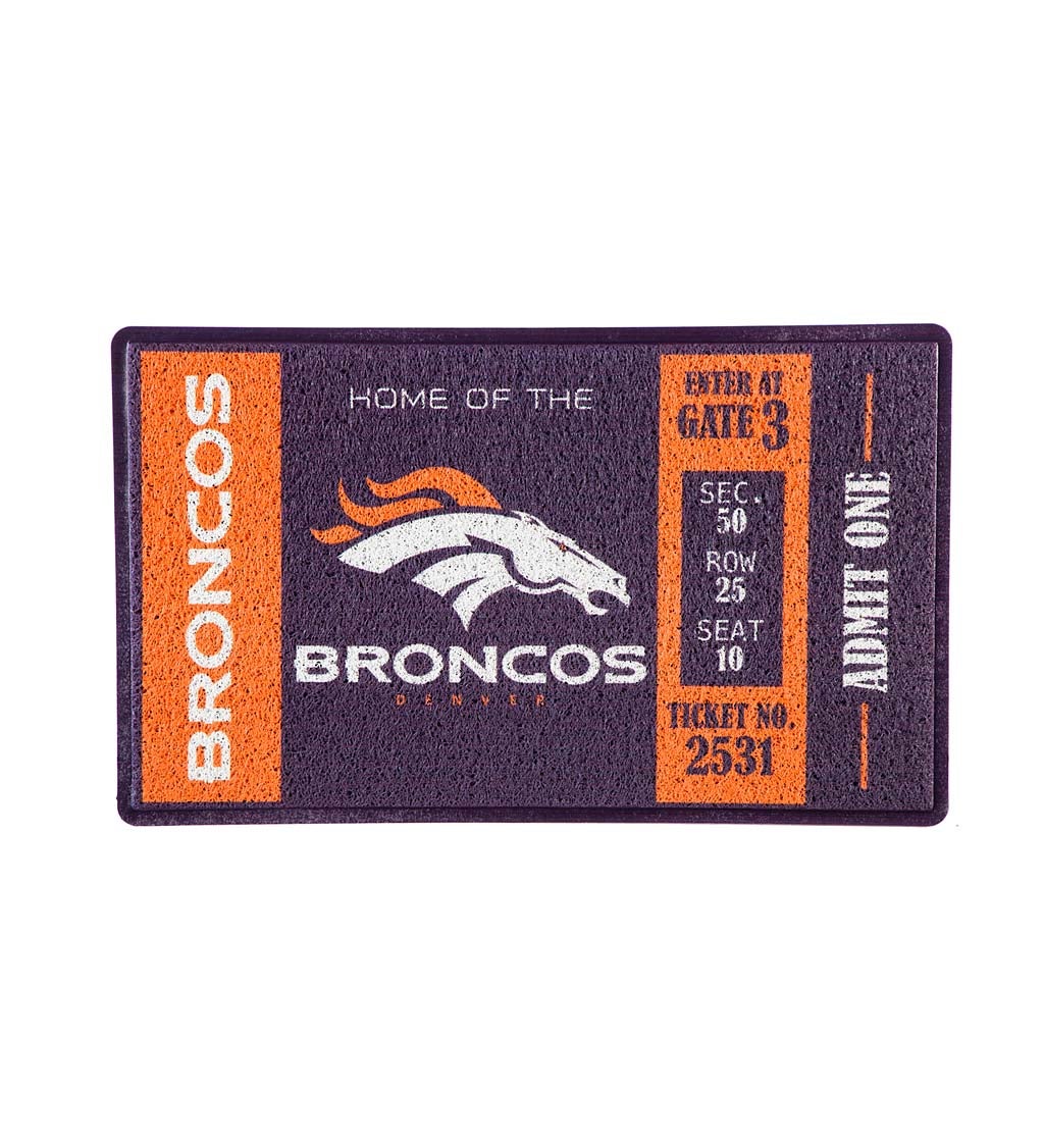 Denver Broncos Turf Mat, 30" x 18"