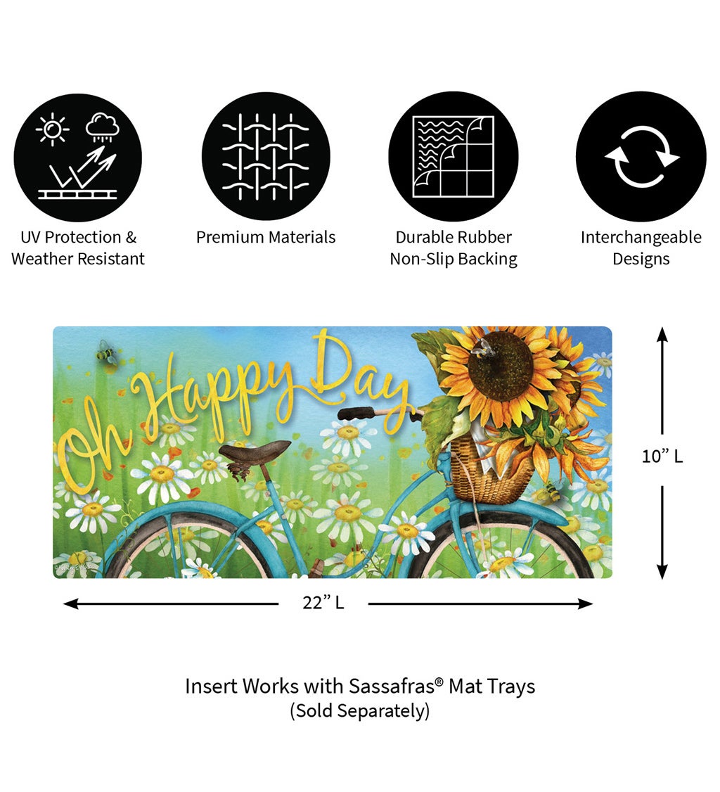 Happy Day Sunflowers Sassafras Switch Mat