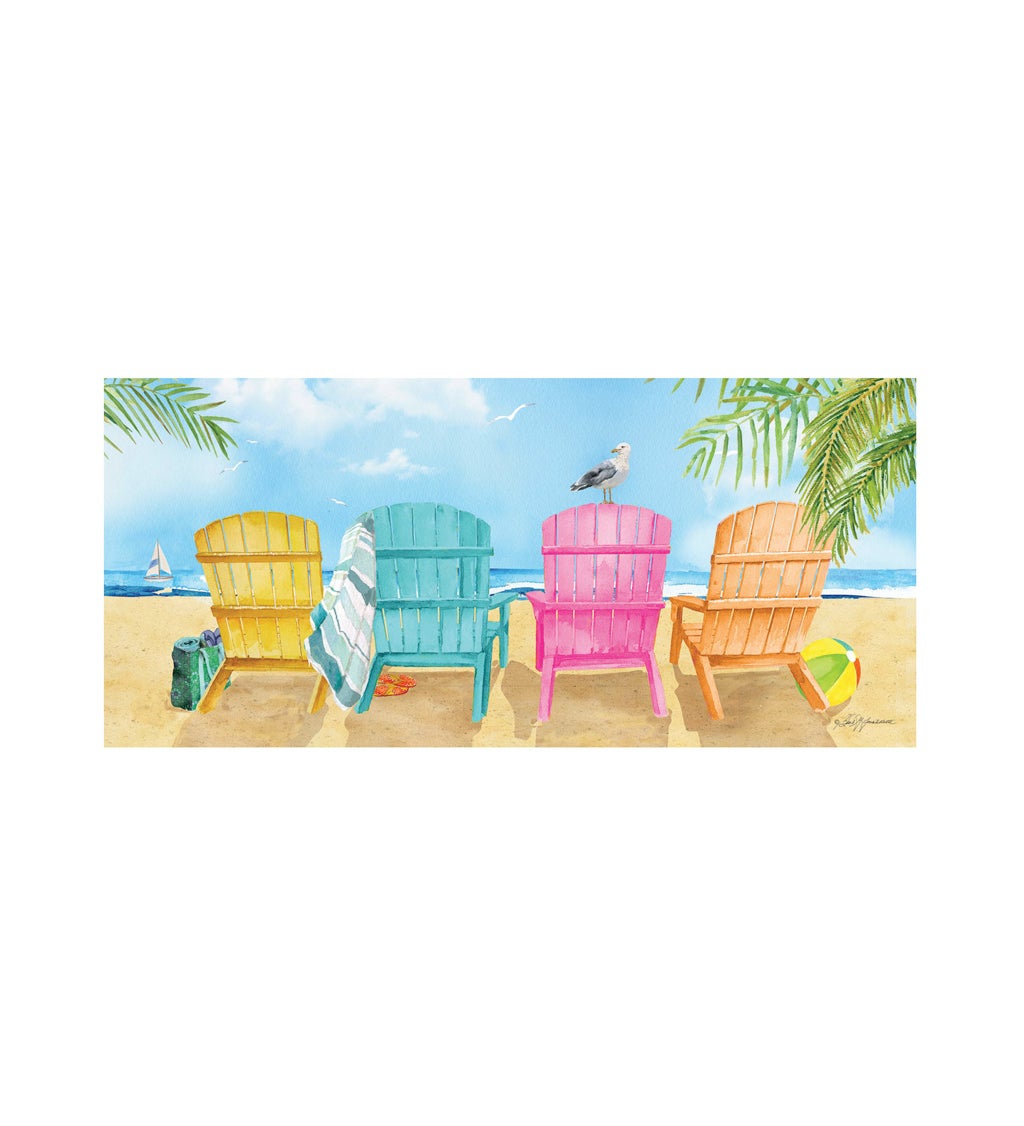 Beach Chairs Sassafras Switch Mat, 22" x 10"