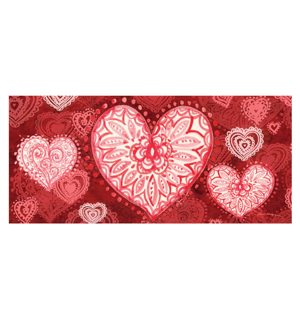 All You Need is Love Sassafras Switch Mat, 22" x 10"