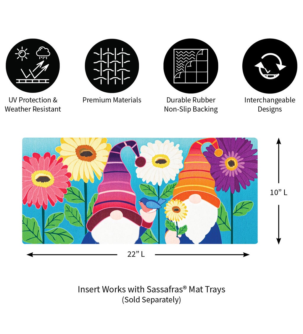 Garden Gnomes Sassafras Switch Mat, 22" x 10"